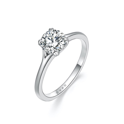 ORRO Lorrina I Round Brilliant Ring (1.0ct)