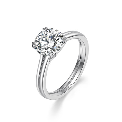 ORRO Lorrina II Round Brilliant Ring (1.50ct)