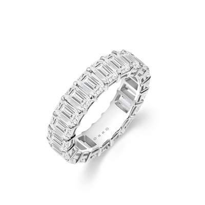 ORRO Ember Emerald Eternity Ring