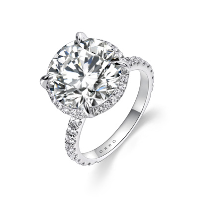 ORRO Everlyn Round Brilliant Ring (15.10ct)