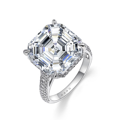 ORRO Litzy Brilliant Asscher Ring