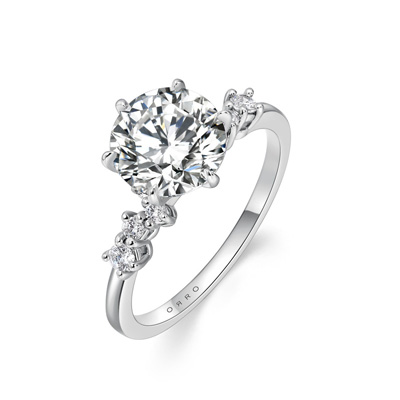 ORRO Elena 6 Prongs Round Brilliant Ring (1.50ct)