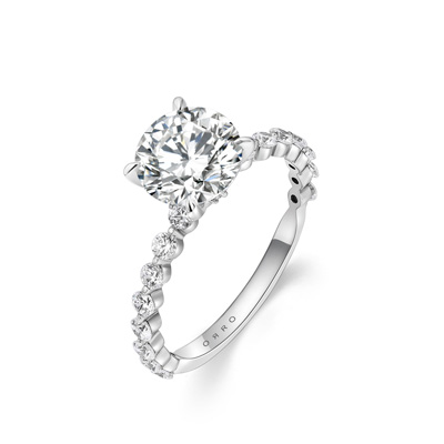 ORRO Elvira Round Brilliant Ring (2.00ct)