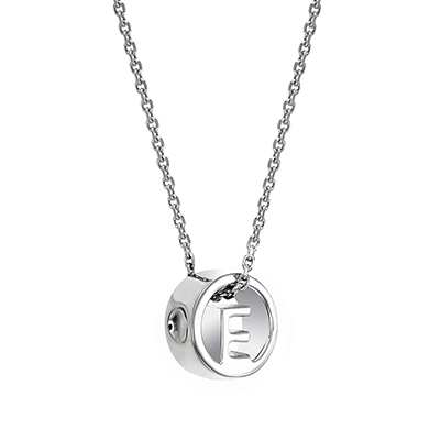 The ORRO Colette Initials Pendent (Classic) in 18K Yellow Gold