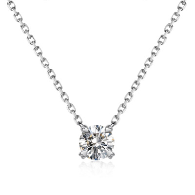 ORRO Lorrina Solitaire Necklace (1.0ct)