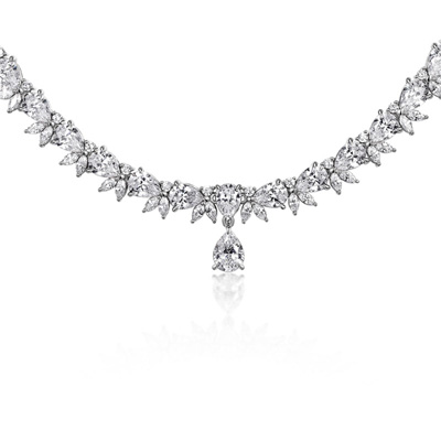 ORRO Cascade de Lumière Necklace (With drop pendent)