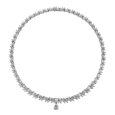 ORRO Cascade de Lumière Necklace (With drop pendent)