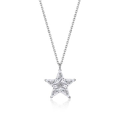 ORRO Aster Star Pendant in 18K Rose Gold