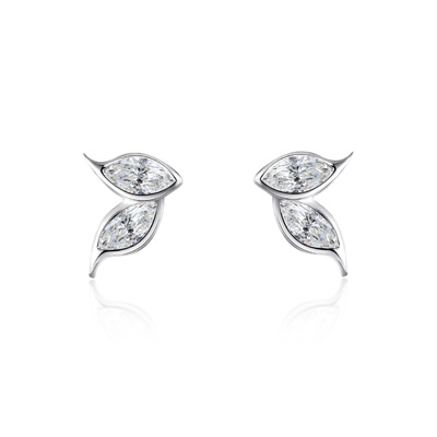 ORRO Francisco Earrings in 18K Rose Gold
