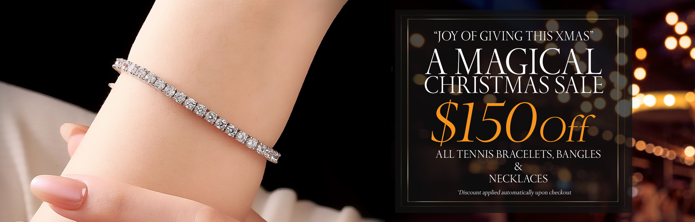 ORRO Xmas Tennis Bracelet Promo